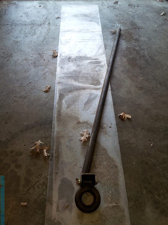 BUILDING A “DEUCE AND A HALF” TOW BAR! DIY METAL FABRICATION