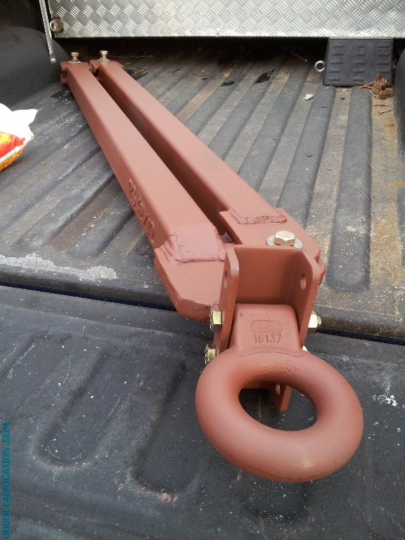 BUILDING A “DEUCE AND A HALF” TOW BAR! DIY METAL FABRICATION