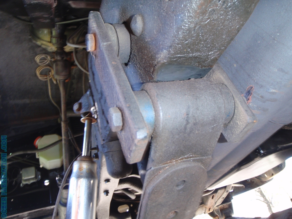 Ol’ Blue ’71 Chevy New front suspension with leaf spring sliders