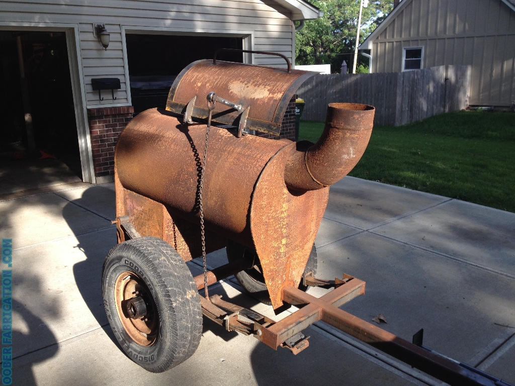 building the oober bbq smoker part 5 diy metal fabrication com