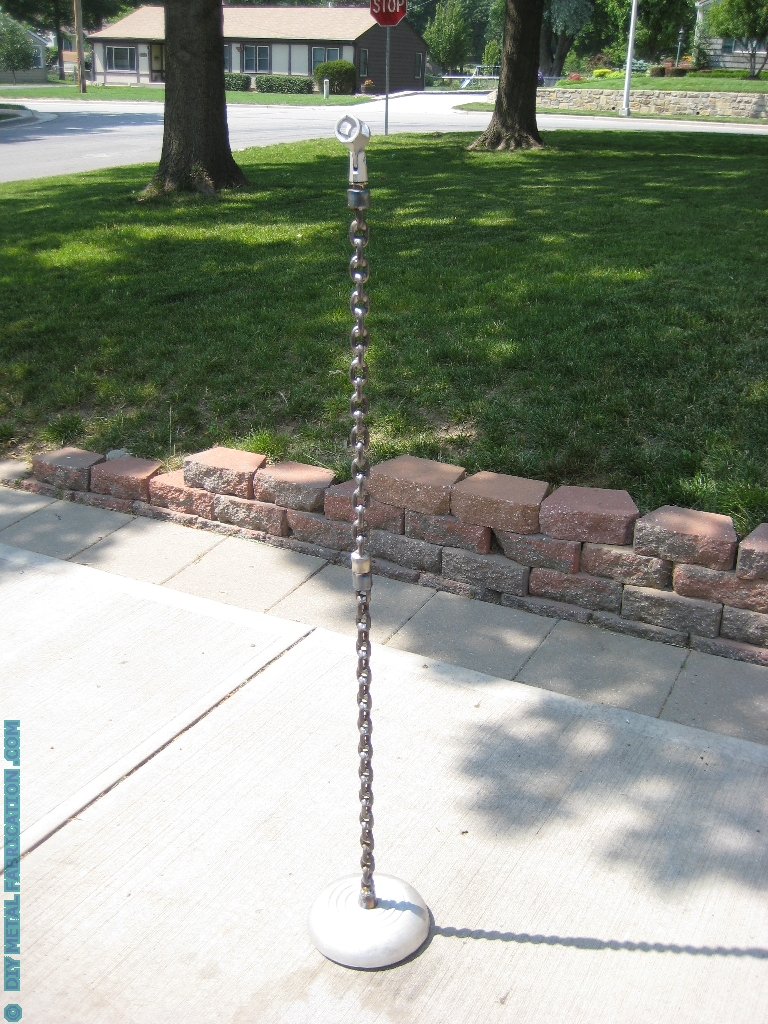 DIY Chain Link Mic Stand DIY METAL FABRICATION