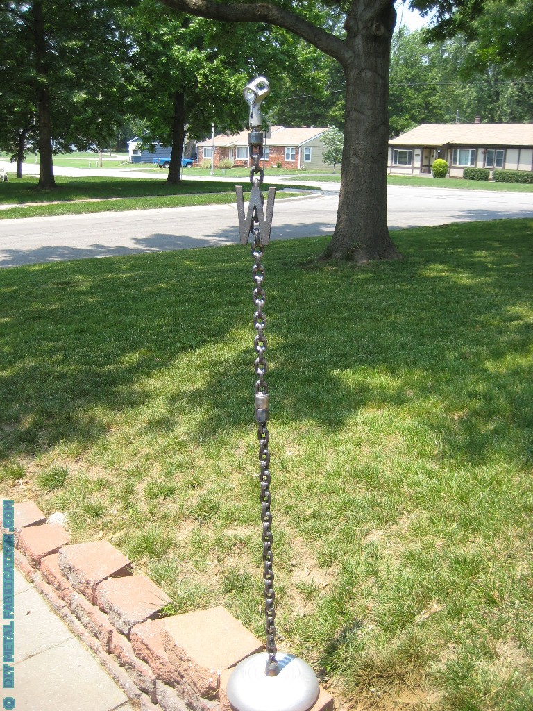 DIY CHAIN LINK MIC STAND DIY METAL FABRICATION