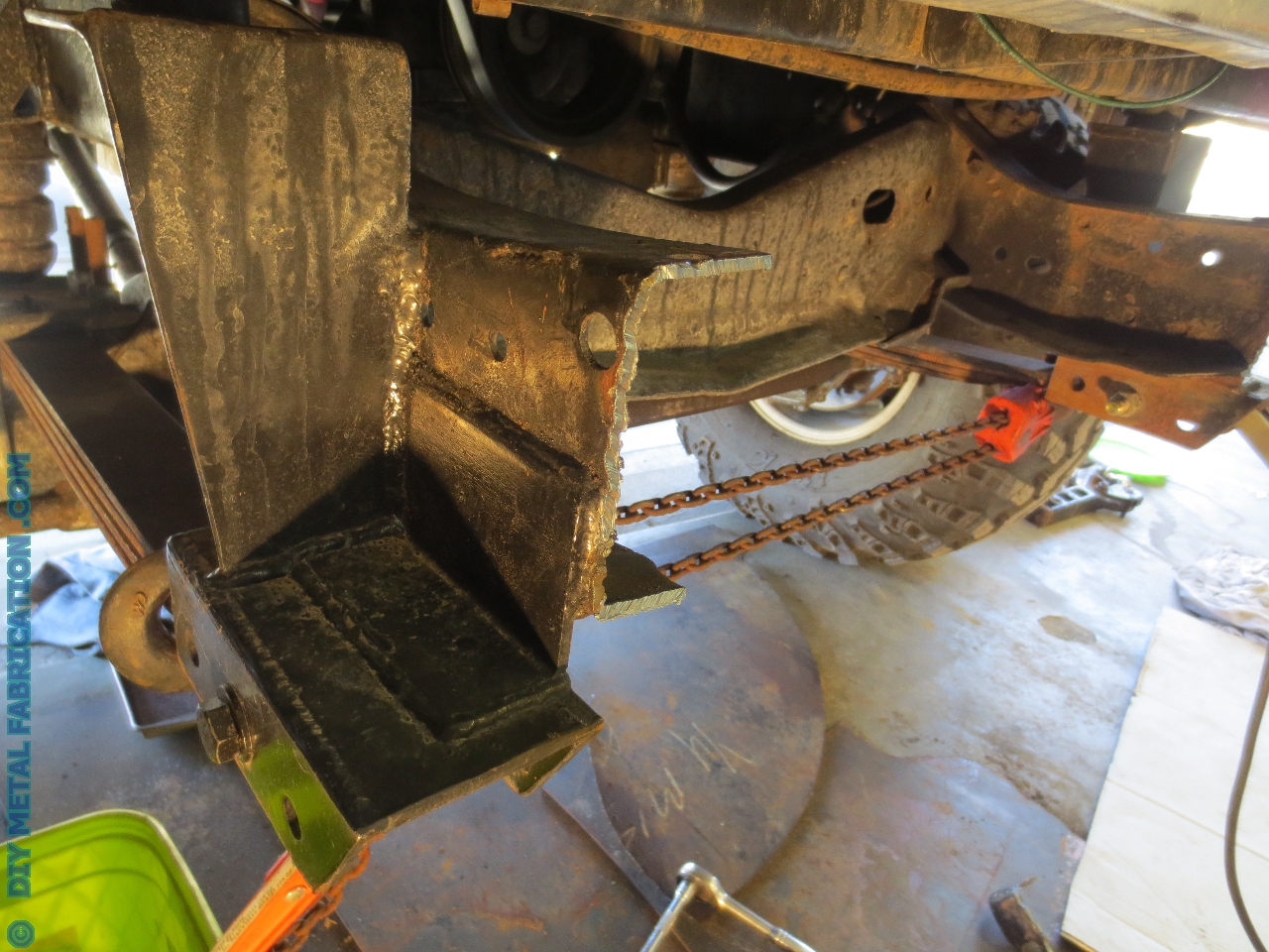 Custom Tube Front Bumper with Winch Mount for ‘Ol Blue Part 1 DIY METAL FABRICATION