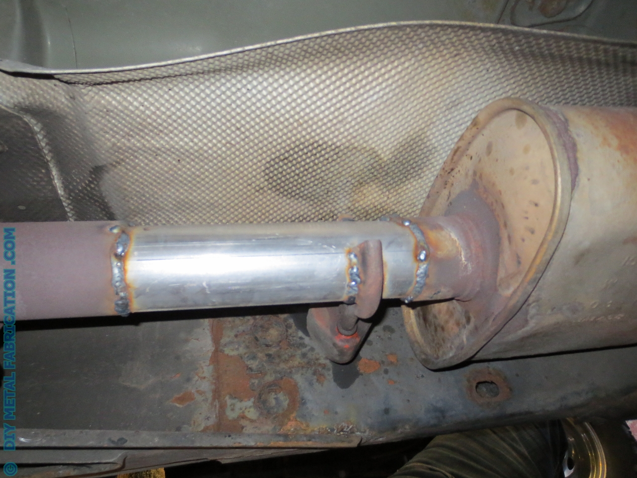 exhaust pipe rusted off