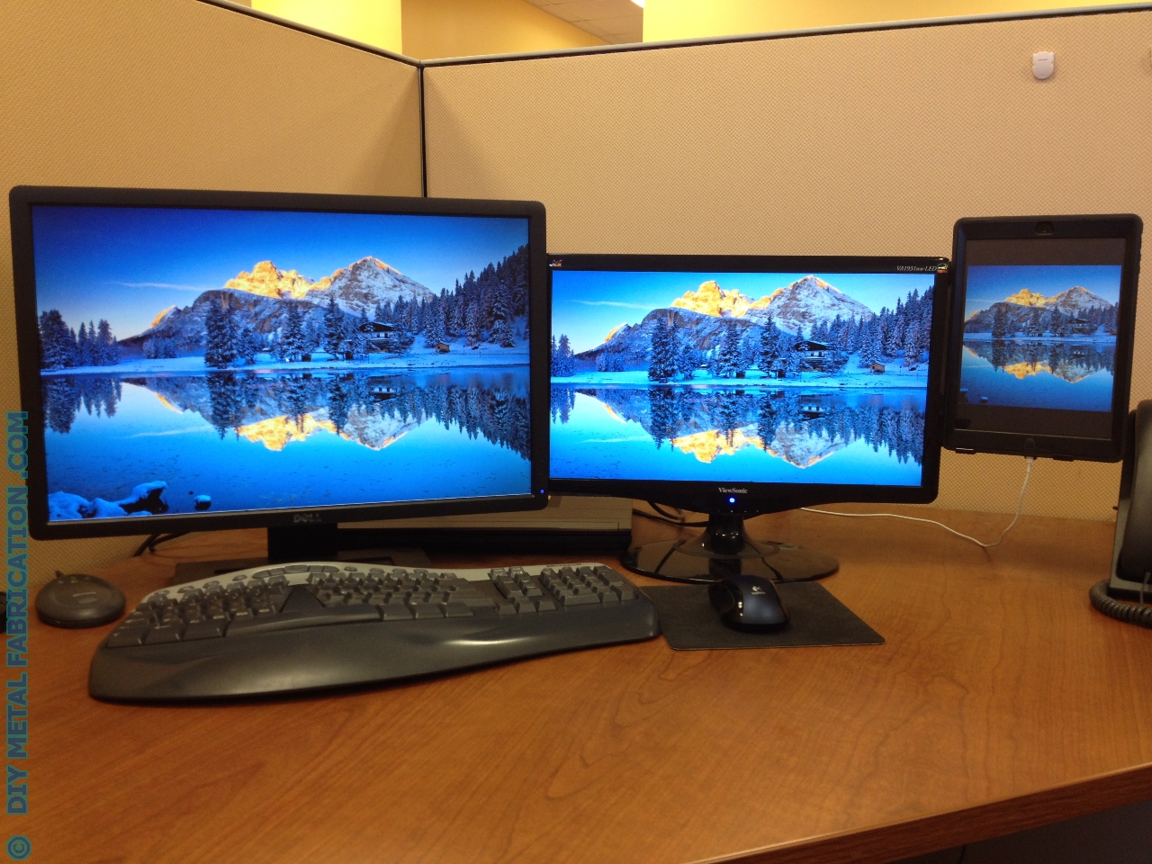 DIY Steel iPad Monitor Mount DIY METAL FABRICATION