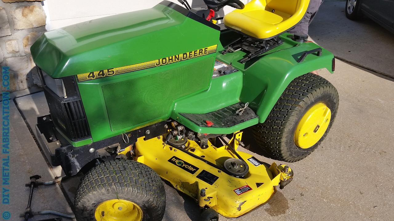 John Deere Diy Mower Deck Repair Metal Fabrication Com