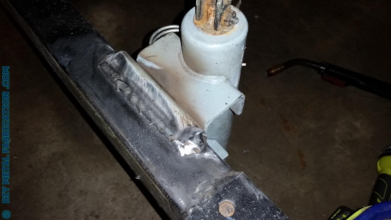 Adding Toolbox and Jack to tongue of Trailer DIY METAL FABRICATION