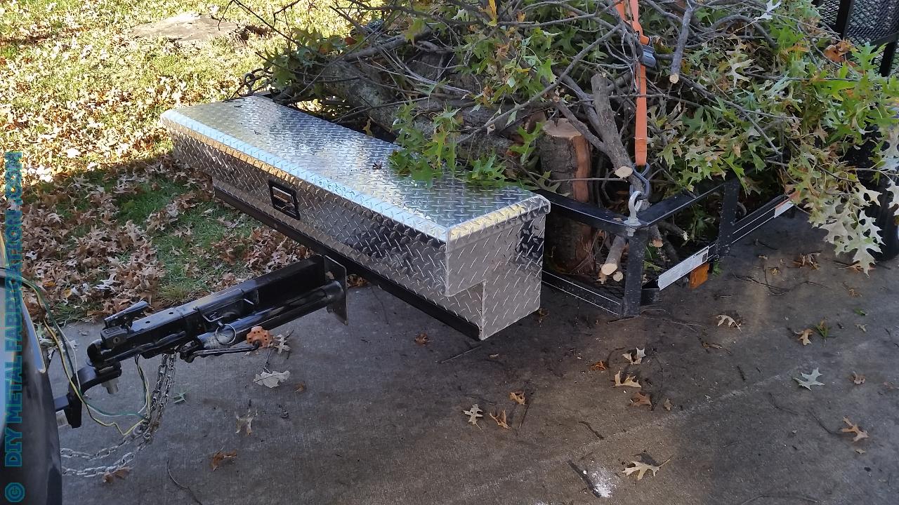 Adding Toolbox and Jack to tongue of Trailer DIY METAL FABRICATION