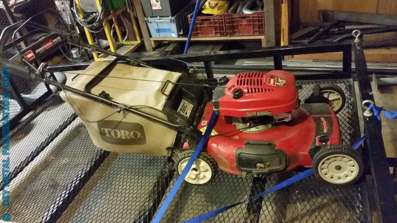 Welding to Fix Push Mower Handle DIY METAL FABRICATION