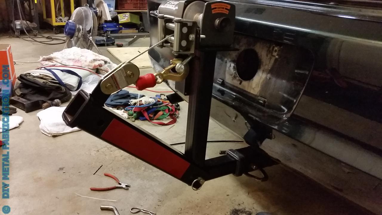 DIY Receiver Hitch Snow Plow Part 2 DIY METAL FABRICATION