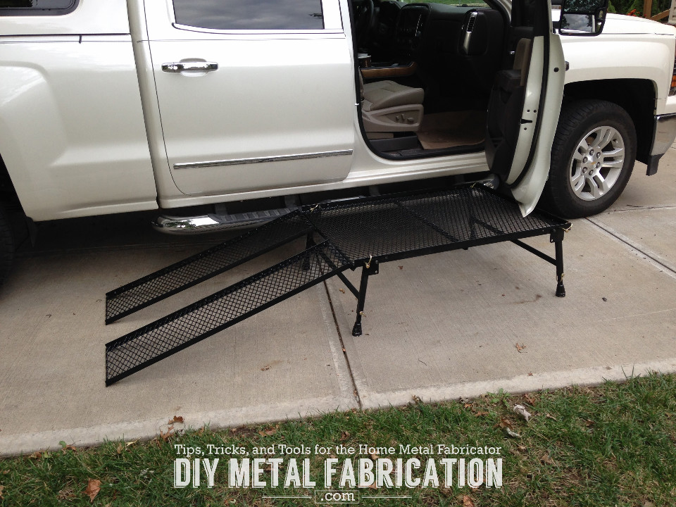 DIY Wheelchair Transfer Platform Final Product! DIY METAL