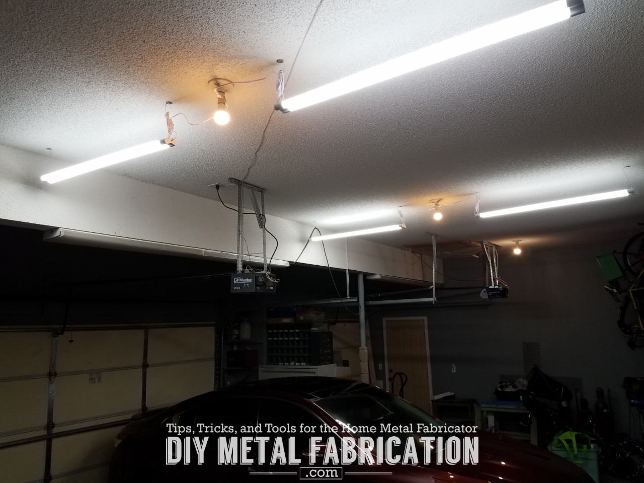 Diy How To Install Led Garage Lighting Part 2 Metal Diy How To Install Led Garage Lighting Part 2 Metal