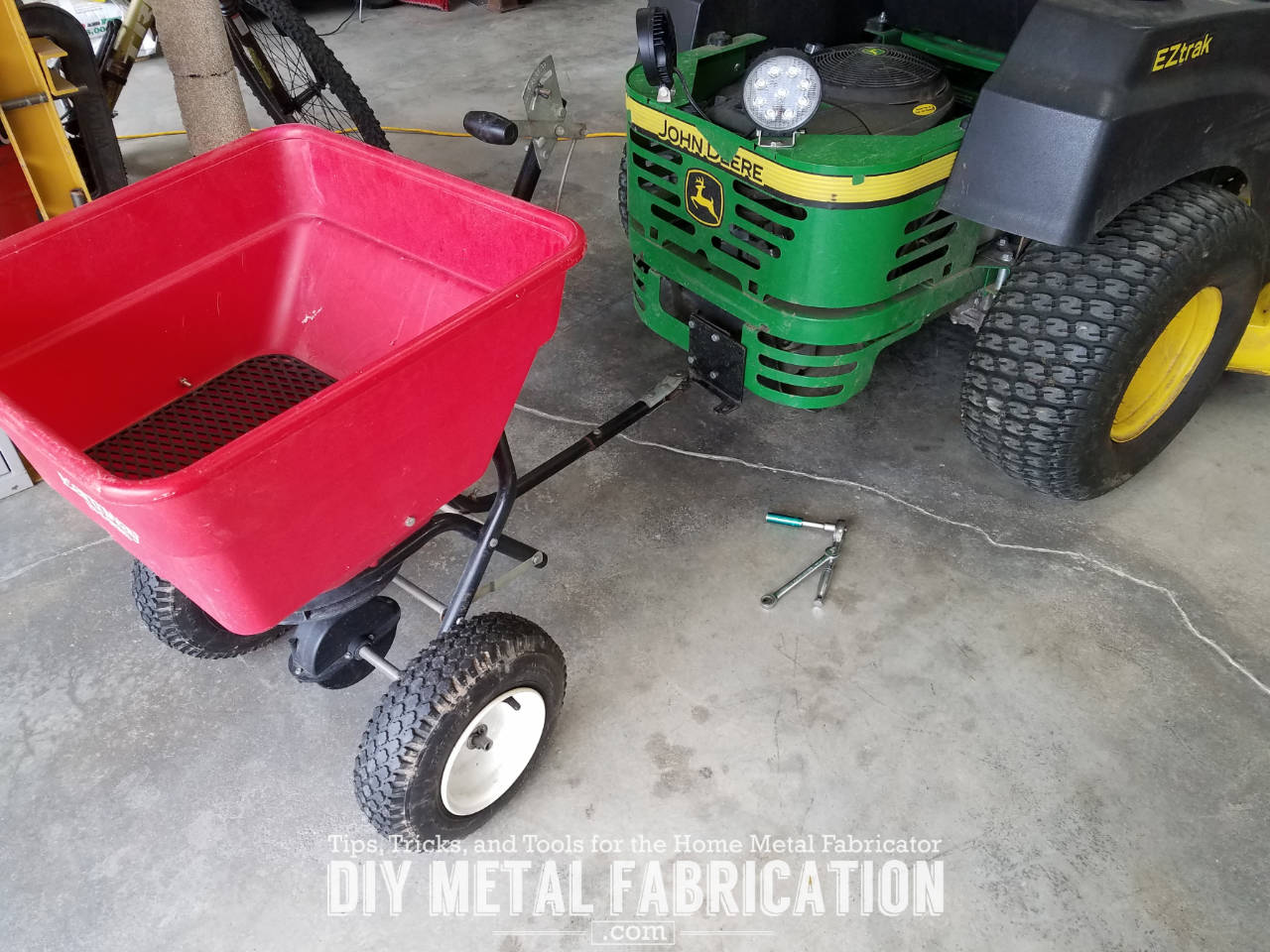 DIY Zero Turn Mower Receiver Hitch DIY METAL FABRICATION