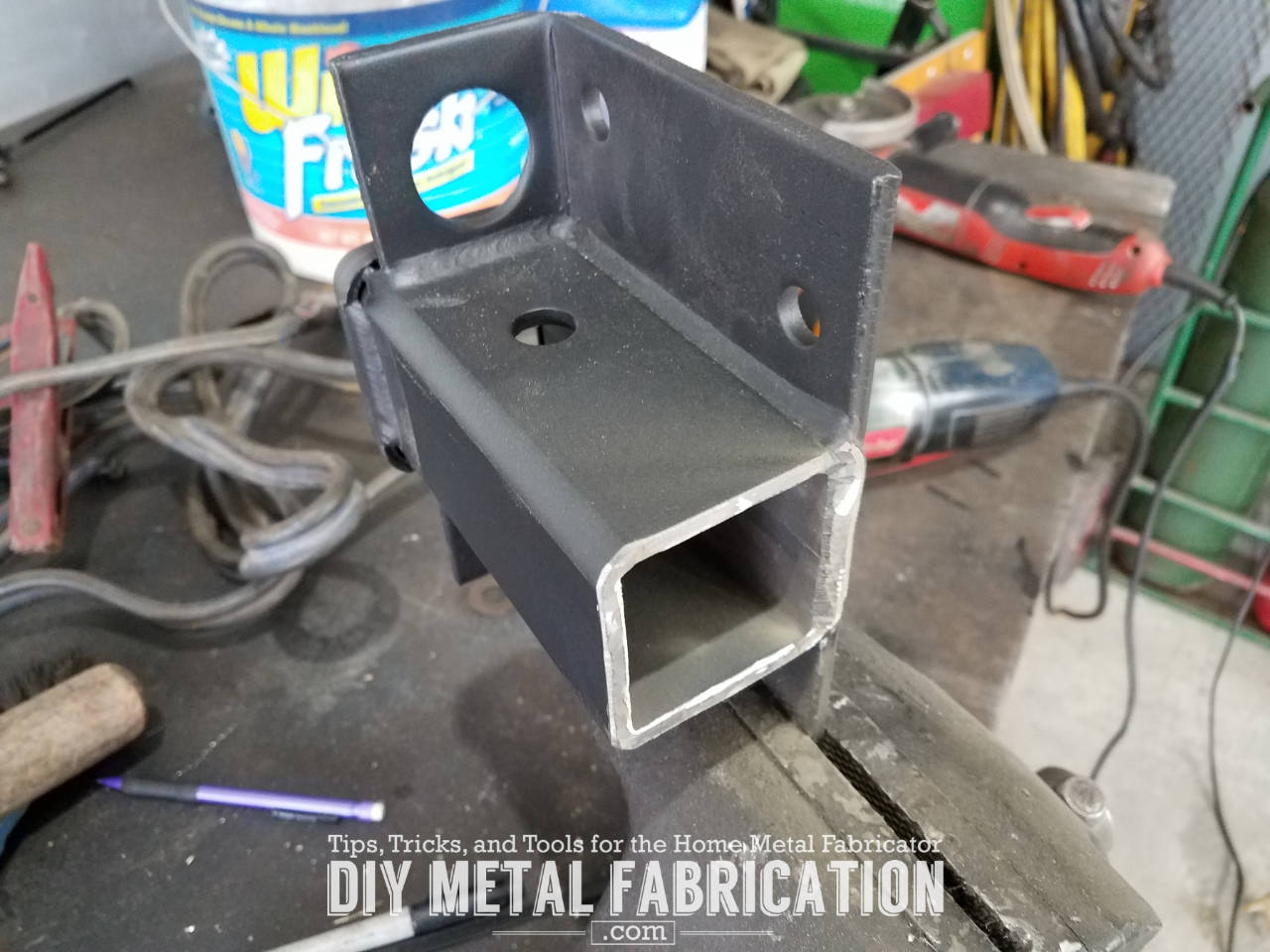 DIY Zero Turn Mower Receiver Hitch DIY METAL FABRICATION