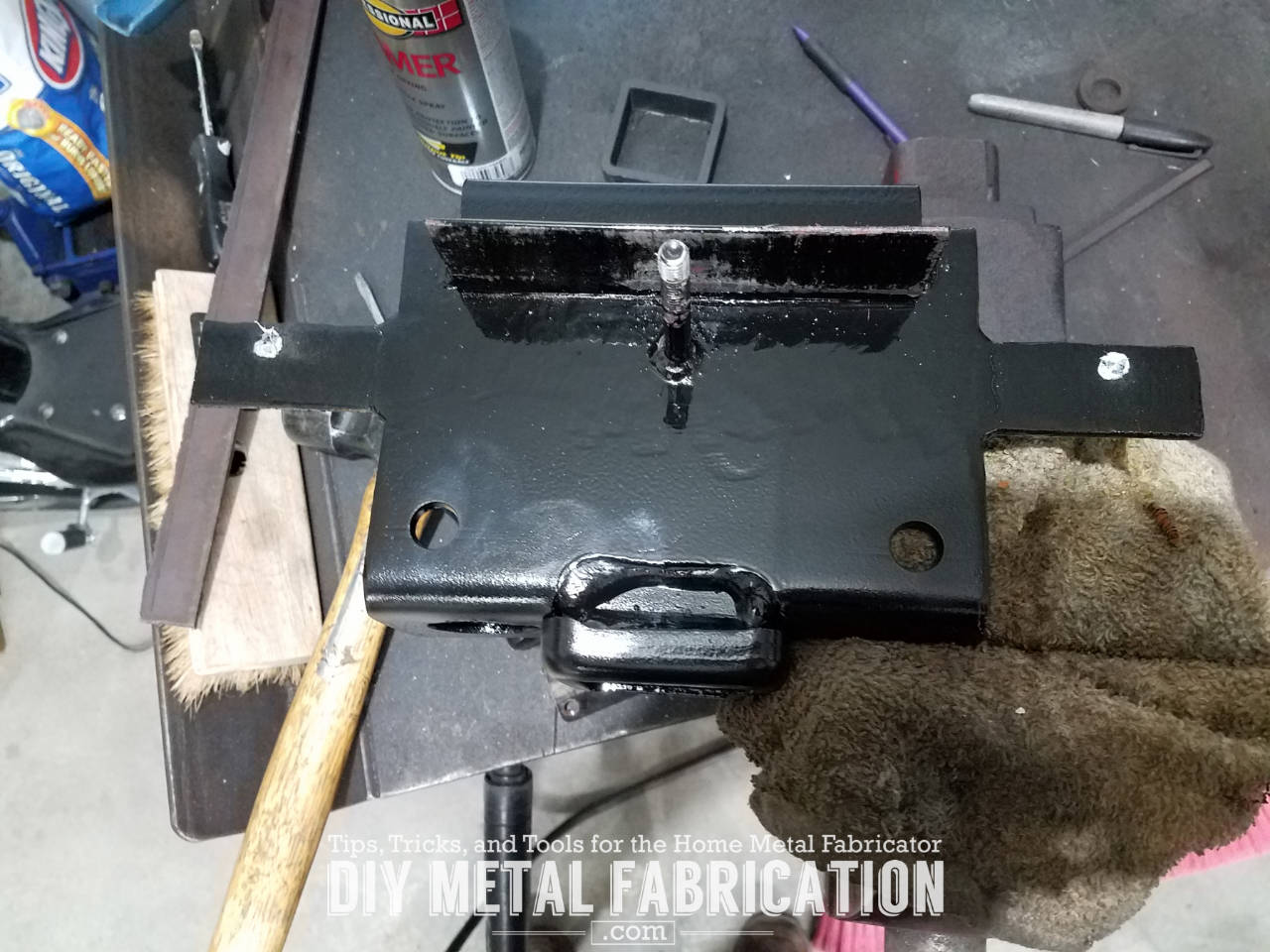 DIY Zero Turn Mower Receiver Hitch DIY METAL FABRICATION