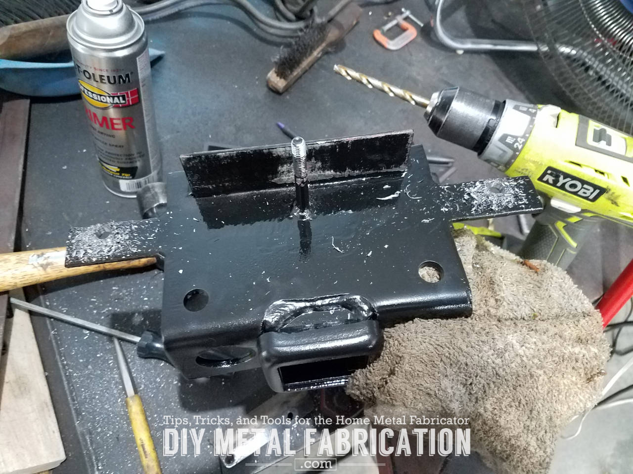 DIY Zero Turn Mower Receiver Hitch DIY METAL FABRICATION