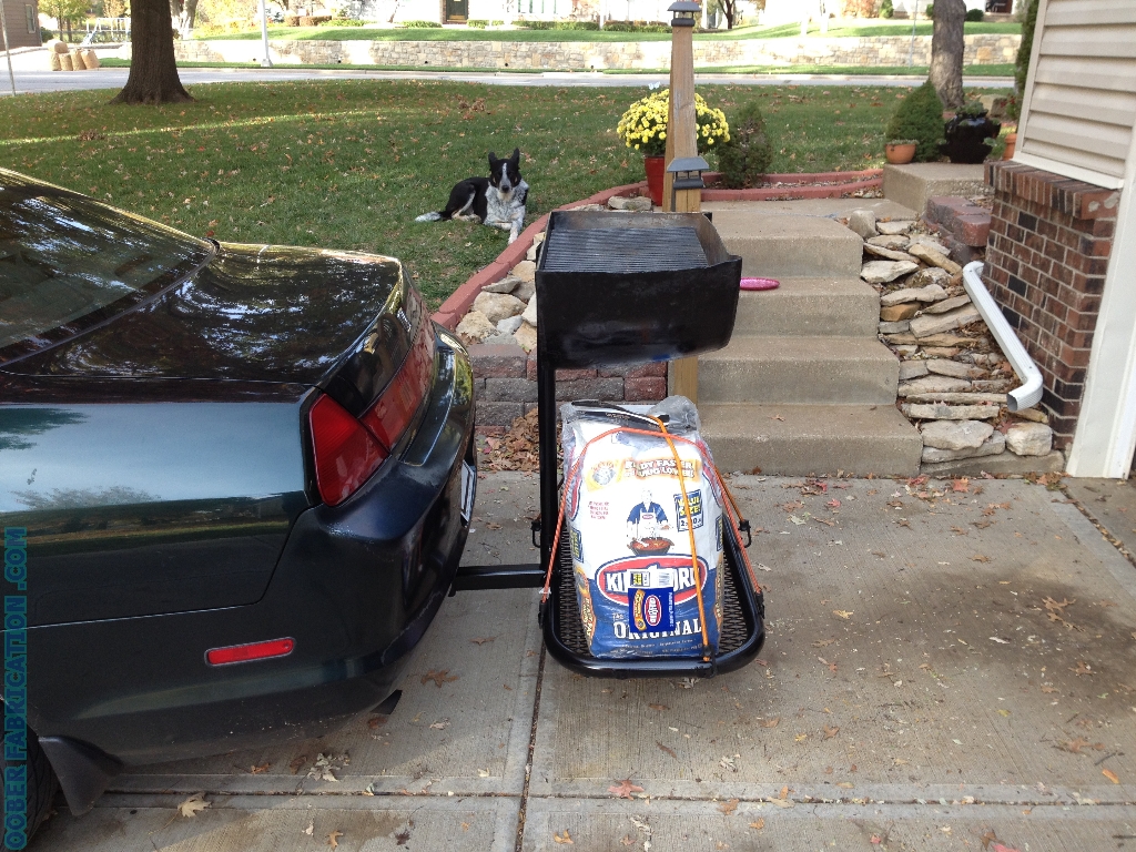 THE OOBER RECEIVER HITCH GRILL DIY METAL FABRICATION