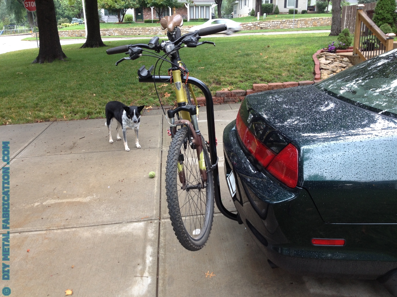 homemade hitch bike rack