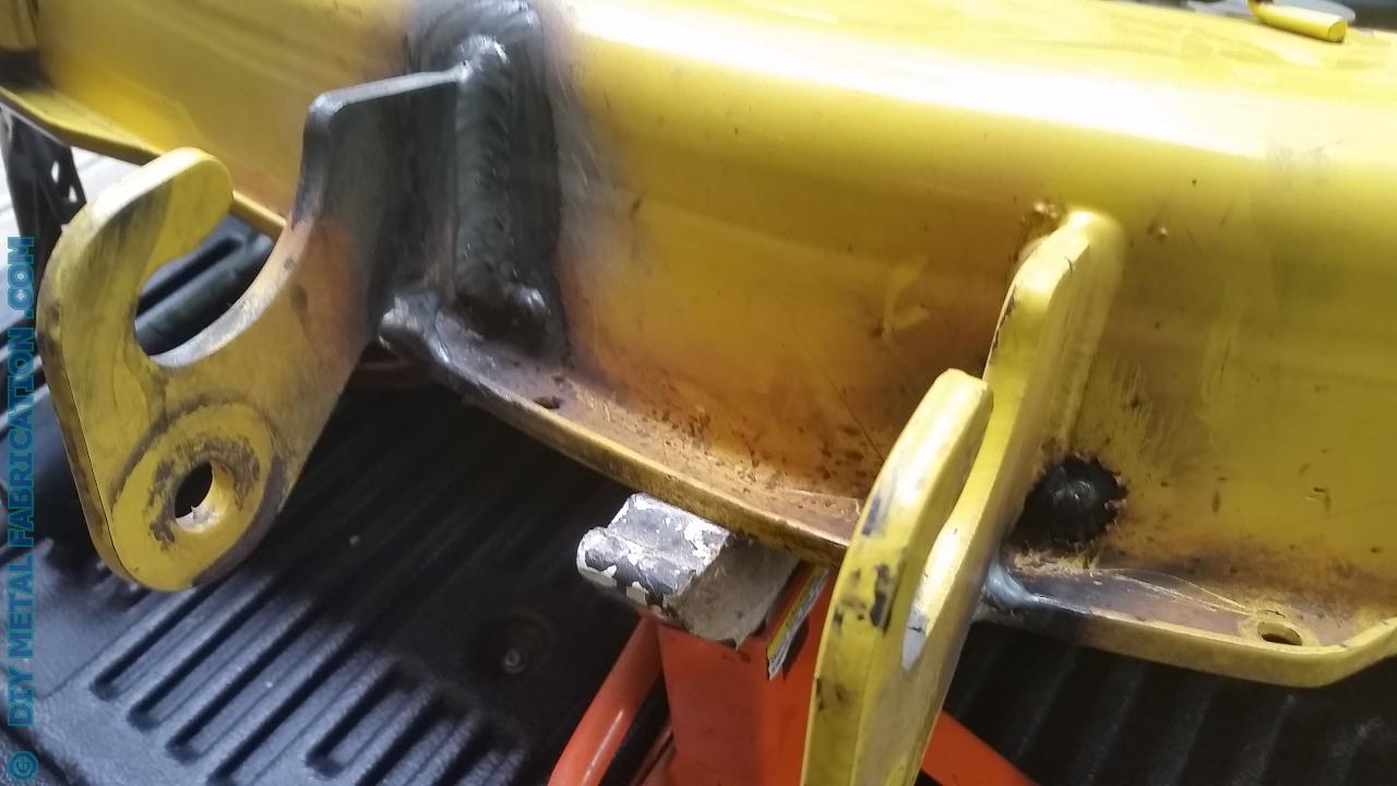 John Deere Diy Mower Deck Repair Metal Fabrication John Deere Mower Deck Repair
