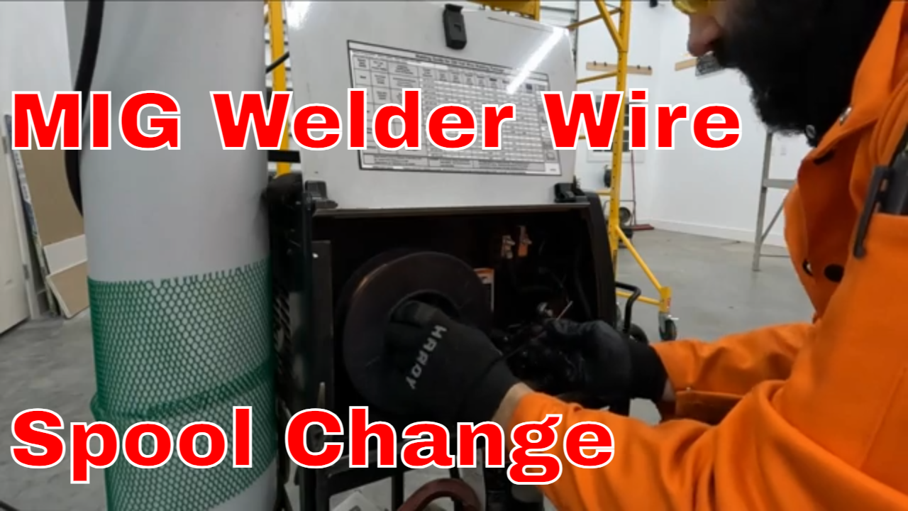 How to Change MIG Welder Wire Spool DIY METAL FABRICATION
